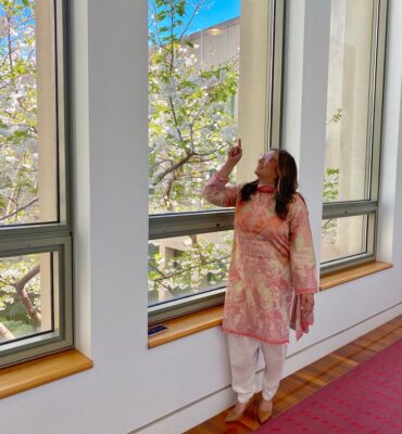 Mehreen Faruqi: Parliament House in spring means daily glimpses of blue skies and the …