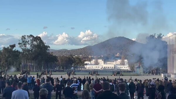 Nat Cook MP: A 96 gun salute sounding out across Canberra.  #QueenElizabethII …