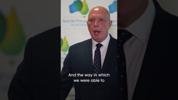 Peter Dutton MP: 2022 Suicide Prevention Day