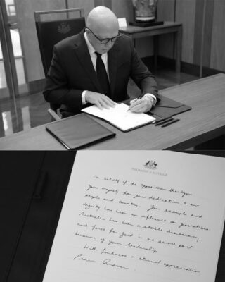 On behalf of the Opposition, thank you Your Majesty for your dedicatio...