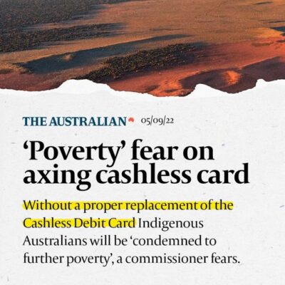 The Cashless Debit Card has made a real difference in communities....