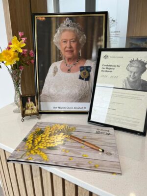 Following the death of Her Majesty The Queen, condolence books are ava...