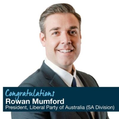 South Australian Liberal Party: Congratulations to Rowan Mumford who was elected as President of the S...