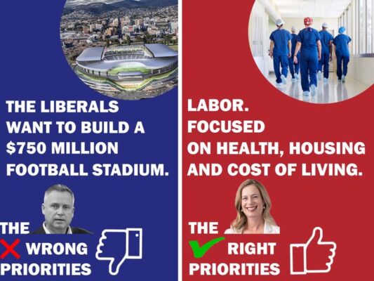 Tasmanian Labor: 55,000 Tasmanians are waiting to see a specialist, while the Liberals …