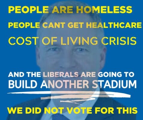 The Liberal Government have their priorities all wrong....