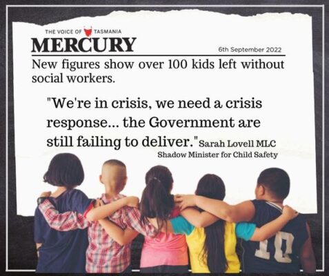 Tasmanian Labor: The Liberal Government is failing our most at risk children….