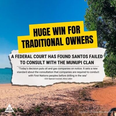 The Munupi Clan from the Tiwi Islands have won a landmark case against...