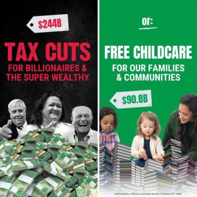 The Greens SA: it’s such a hard choice, isn’t it? should we line the pockets of those…