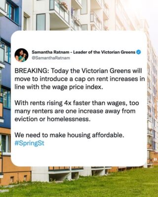 In Victoria, rents are rising four times faster than wages...