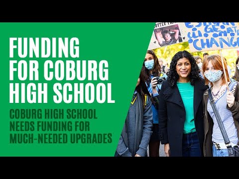Victorian Greens: Victorian Greens leader Samantha Ratnam presses government on funding for Coburg High School
