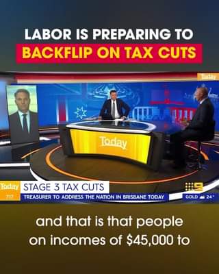 Anthony Albanese and Labor backed tax cuts for millions of Australians...