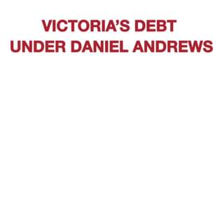 Liberal Victoria: We will put an end to Daniel Andrews’ era of spiralling debt and highe…