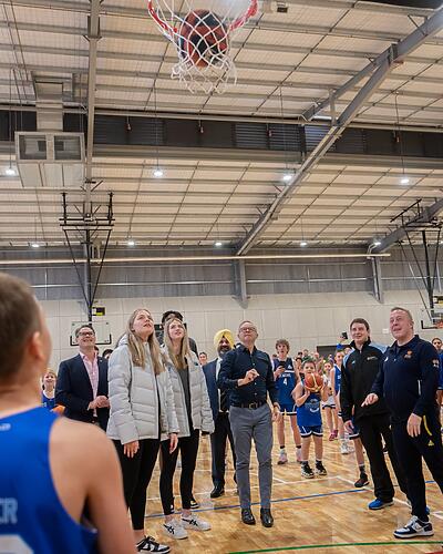 It’s Come and Try Gala Day day at Griffith's brand-new Regional Sports Complex, ...