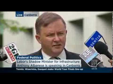 Anthony Albanese - Press Conference 1/11/13