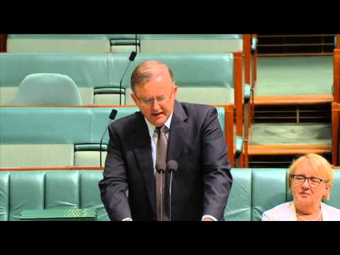 Anthony Albanese sums up Tony Abbott's "Infrastructure Plan"