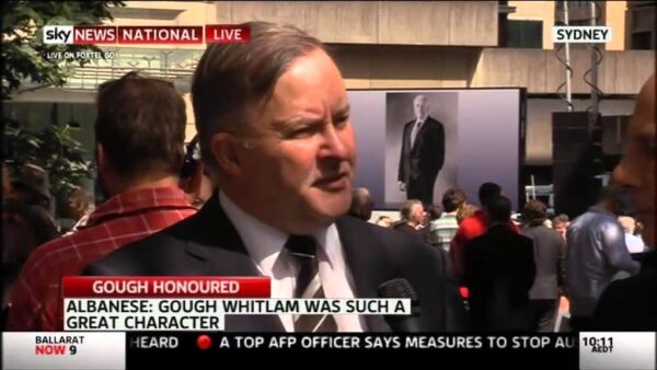 Funeral of Former Prime Minister Edward Gough Whitlam AC QC