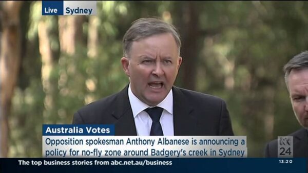 Press Conference - Badgerys Creek No Fly Zone - 21 April 2016