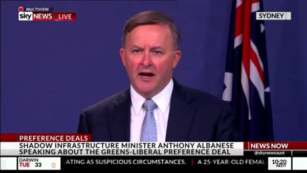 Press Conference on the Liberal-Greens preference deal