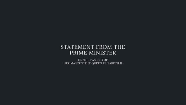 Statement from Prime Minister Anthony Albanese on the passing of Her Majesty Queen Elizabeth II