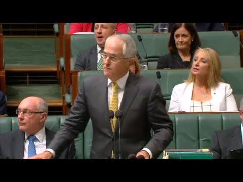 Australian Greens: Adam Bandt asks Malcolm Turnbull if he’d promise to let the refugee babies & children stay.
