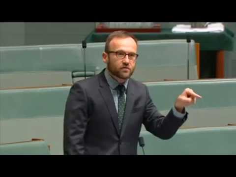 Adam Bandt on Tony Abbott appeasing the climate denialists and siding with a homophobic minority