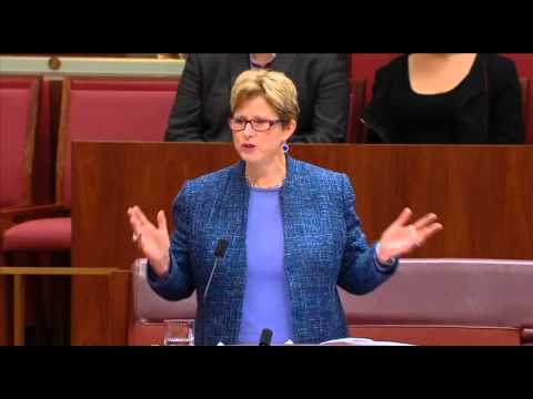 Christine Milne delivers her last speech in the Senate