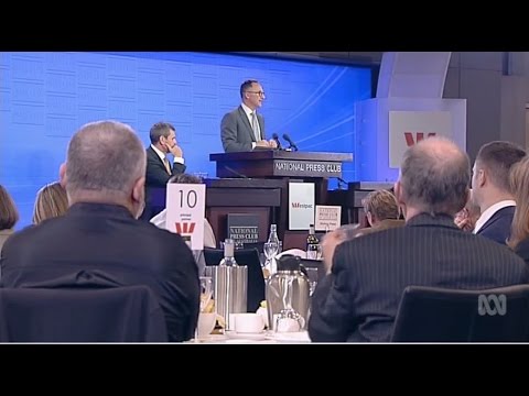 Richard Di Natale -  National Press Club Addresss