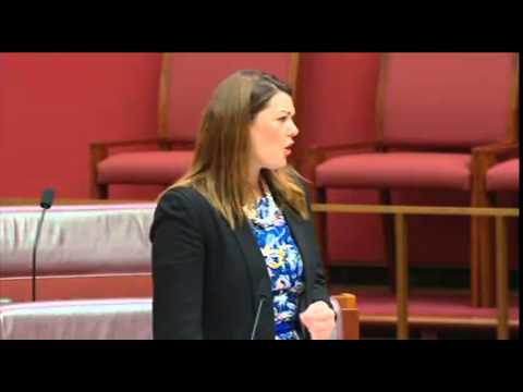 Sarah Hanson-Young - in the Senate June 25, 2015