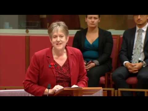 Australian Greens: Senator Penny Wright gives her valedictory speech