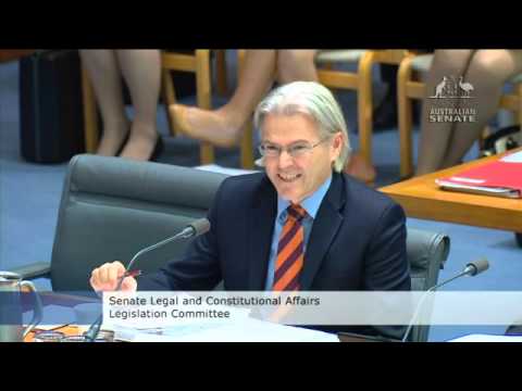 Senator Robert Simms questions AG George Brandis on marriage equality plebiscite