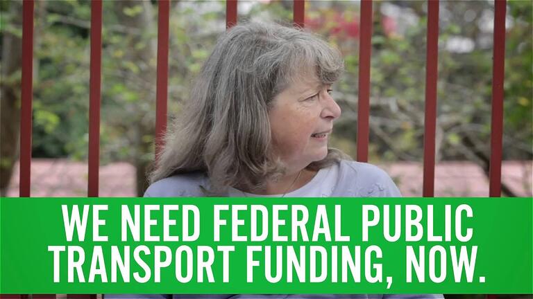Australian Greens: #StillWaiting for federal funding for trains, trams and buses