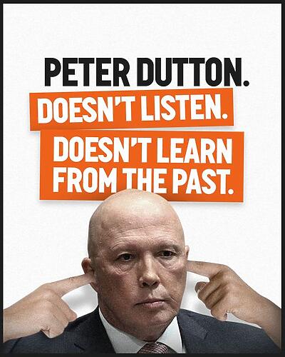 Dutton doesn’t have solutions, instead he’s focused on playing politic...