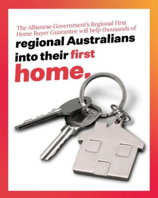 From 1 October, regional Australians will be helped into their first h...