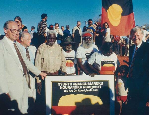 On this day in 1985, the Hawke Government handed back the title deeds ...