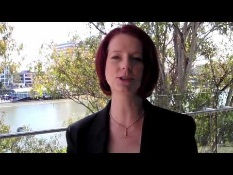 Australian Labor Party: Prime Minister Julia Gillard talks about Connecting Renewables