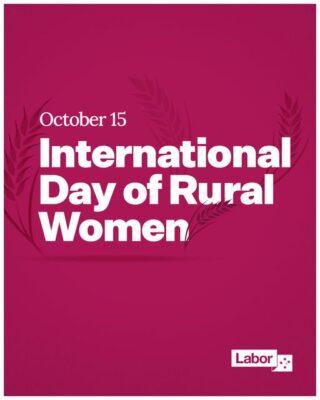 The International Day of Rural Women celebrates the achievements and c...