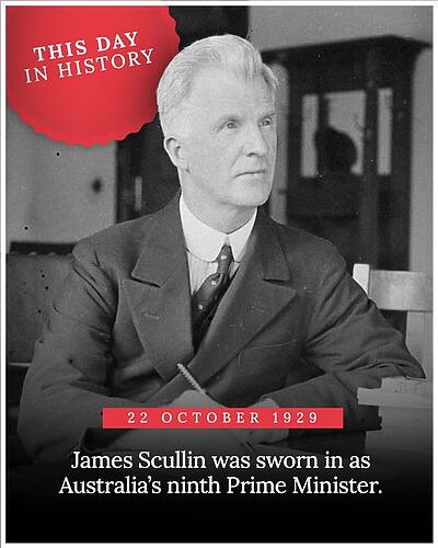 Two days after James Scullin's cabinet was sworn in, news of the Wall ...