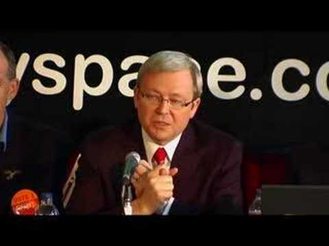 "We're cool already!" Kevin Rudd launches official MySpace