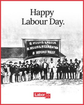 Wishing a Happy Labour Day to everyone in the ACT, NSW and SA!...