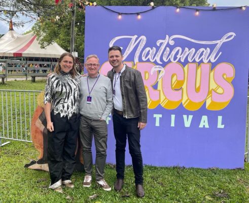 Amazing day at the National Circus Festival in Mullumbimby with Ballin...