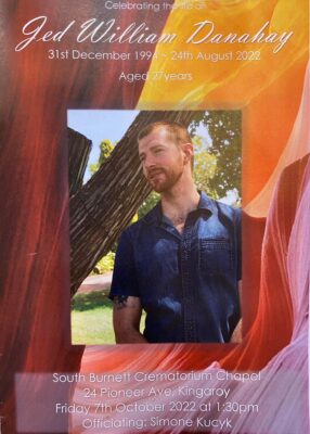 Today we celebrated the life of a truly courageous young Australian, t...