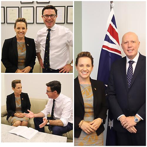 Lia Finocchiaro MLA: A big thanks to @PeterDutton_MP and @D_LittleproudMP for being great c…