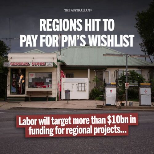 Labor is cutting support for the regions because they can't manage mon...