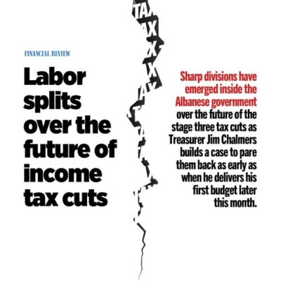 When Labor struggles with money, their first instinct is to come after...