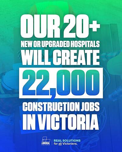 Good for Health   Good for Jobs   Good for Victoria...