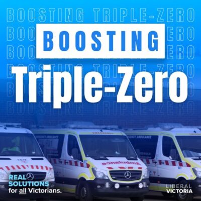 One of our biggest priorities is fixing Victoria’s Triple-Zero service...