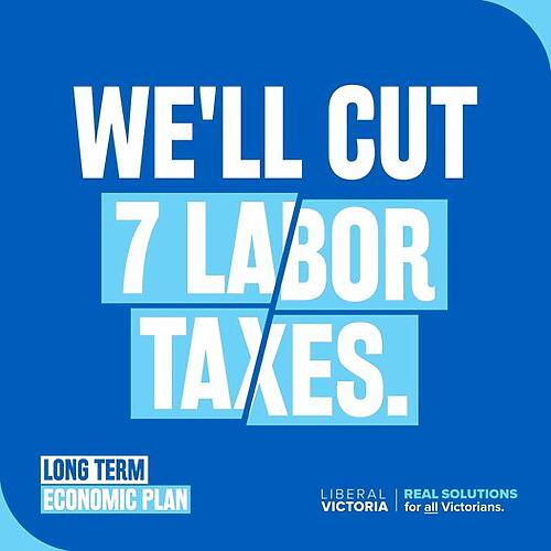 The seven Labor taxes we will cut are:  Rideshare & Taxi Tax...