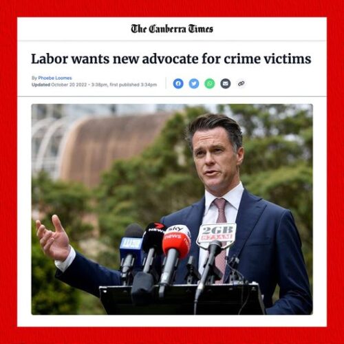 Because victims of crime deserve an independent commissioner that is u...