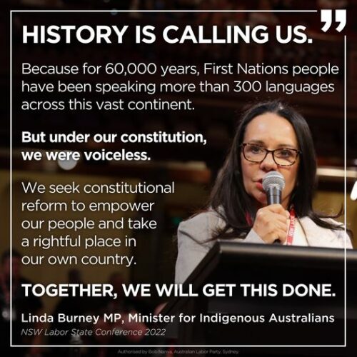 "Together, we will get this done" – Linda Burney  #UluruStatement #Voi...