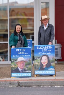 Great to join @ElizabethLeeMLA for mobile office and coffee catch-up a...